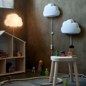 IKEA Cloud-Shaped Wall Light - White
